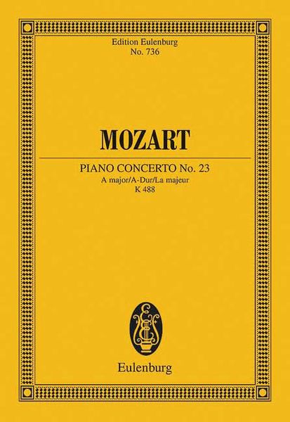 Concerto For Piano No. 23 In A Major, K. 488.