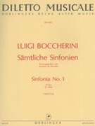 Sinfonia No. 1 D-Dur, G.490 / Hrsg. Von Antonio De Almeida.