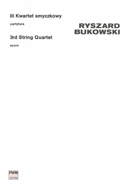 Third String Quartet.