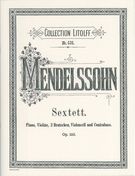 Sextet In D Major, Op. 110 : For Piano, Violin, Two Violas, Cello and Bass.