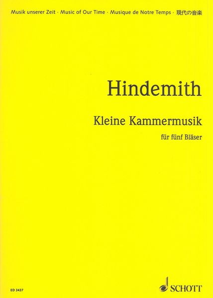 Kleine Kammermusik, Op. 24 No. 2 : For Flute, Oboe, Clarinet, Horn, Bassoon.