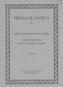 Divertimentos : A Dos Violines Y Baxo / edited by Angel Sampedro.