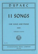 Eleven Songs : For High Voice and Piano / edited by Sergius Kagen.