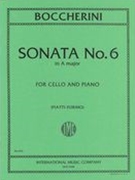 Sonata No. 6 In A Major : For Violoncello and Piano.