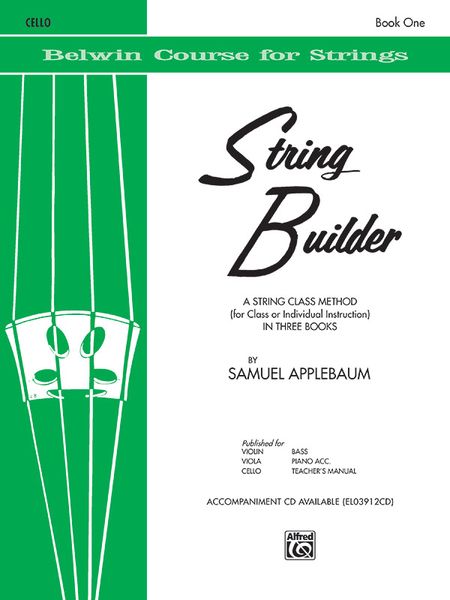 Belwin String Builder, Vol. 1 : For Cello.