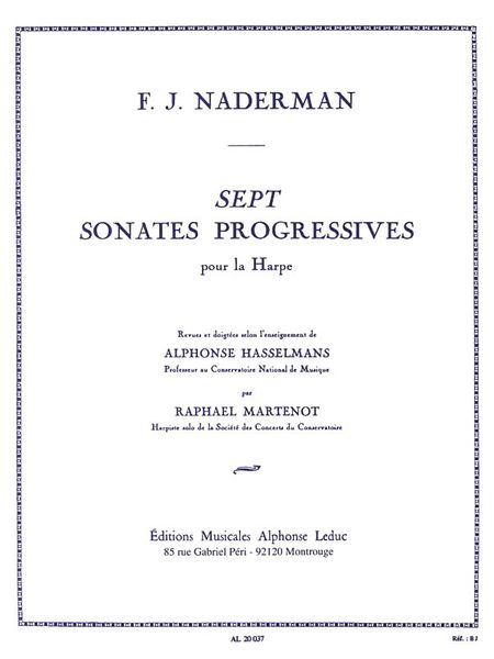 7 Progressive Sonatas, Op. 92 : For Harp Solo.