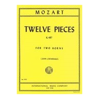 Twelve Pieces, K. 487 : For Two Horns.