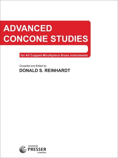 Advanced Studies : For All Cupped-Mouthpiece Brass Instruments / edited by Donald S. Reinhardt.
