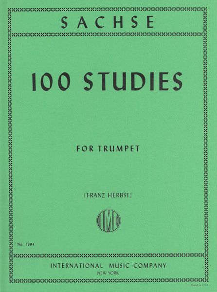 100 Studies For Trumpet : For Transposition.