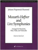 Mozart's Haffner and Linz Symphonies : arr. For Pianoforte, Flute, Violin and Violoncello.