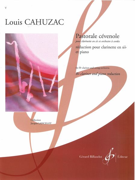 Pastorale Cevenole : For Clarinet and Piano.