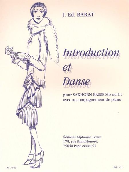 Introduction Et Danse : For Bass Saxophone and Piano.