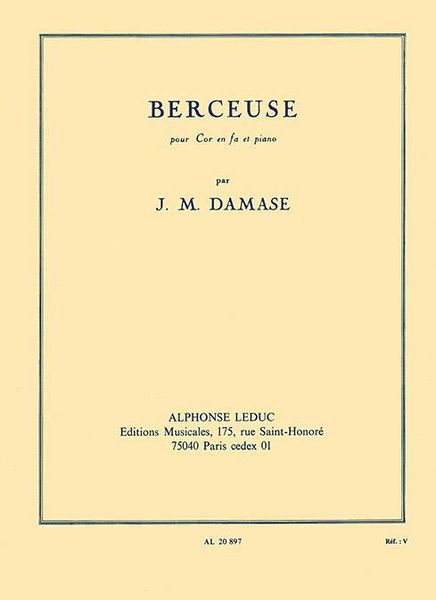 Berceuse : For Horn In F and Piano.