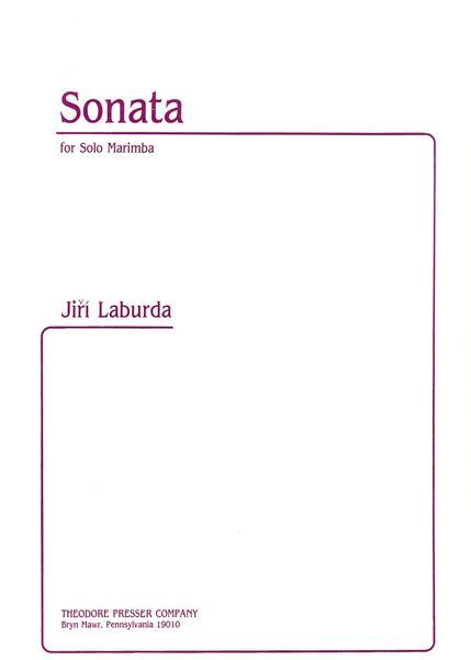 Sonata : For Solo Marimba.