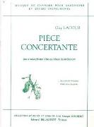 Piece Concertante : For Alto Or Tenor Saxophone and Piano.