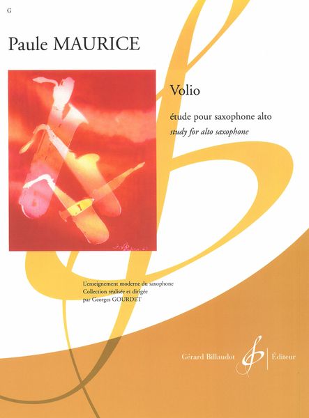 Volio : Etude For Alto Saxophone.