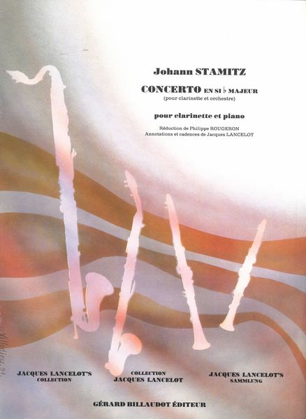 Concerto In B Flat : For Clarinet and Orchestra - Piano reduction by Philippe Rougeron.