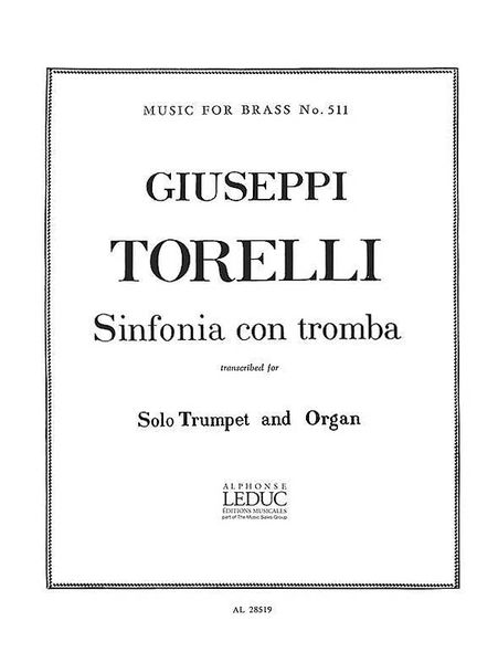 Sinfonia Con Tromba : For Trumpet and Organ / transcribed by Jean Berger.