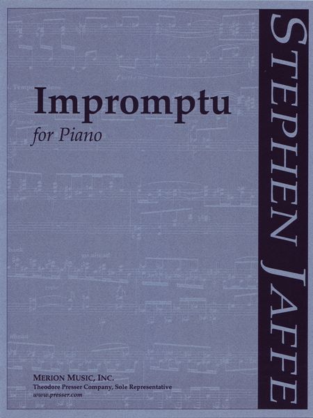 Impromptu : For Piano (1987).