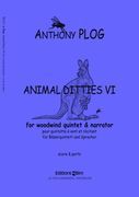 Animal Ditties VI : For Wind Quintet and Narrator (1993).