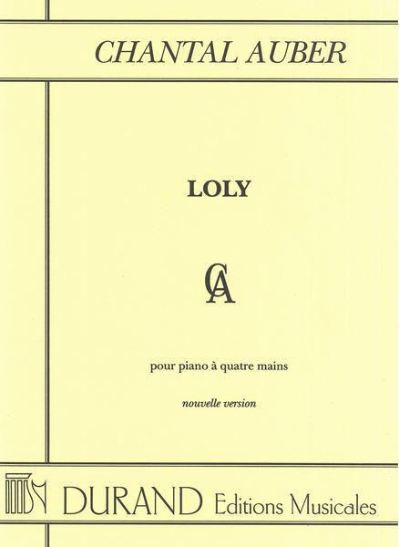 Loly : For Piano Four Hands (1999).