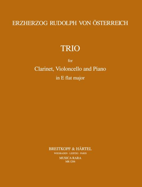 Trio : For Clarinet, Cello and Piano.