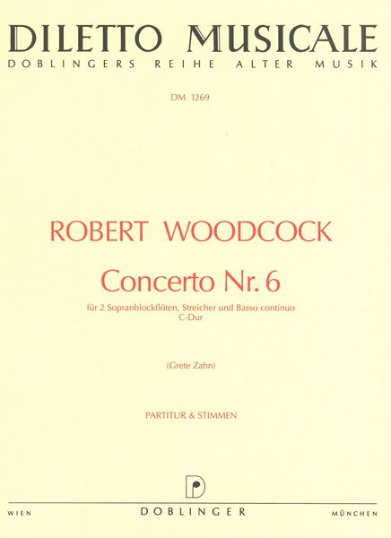Concerto Nr. 6 : Für 2 Sopranblockflöten, Streicher und Basso Continuo.