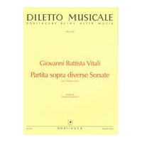 Partita Sopra Diverse Sonate : For Violin Solo / First Edition by Dietrich Staehelin.
