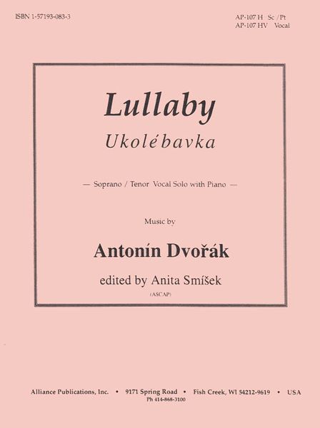 Lullaby : For Soprano/Tenor Vocal Solo With Piano.