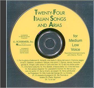 Twenty-Four Italian Songs and Arias Of The 17th and 18th Centuries : For Medium-Low Voice.