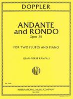Andante and Rondo, Op. 25 : For Two Flutes and Piano.