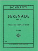 Serenade In C Major, Op. 10 : For Violin, Viola and Violoncello.