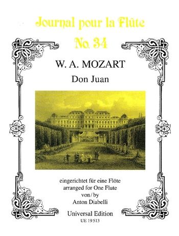 Don Juan : For Flute Solo / arranged by Anton Diabelli, edited by Gerhard Braum.