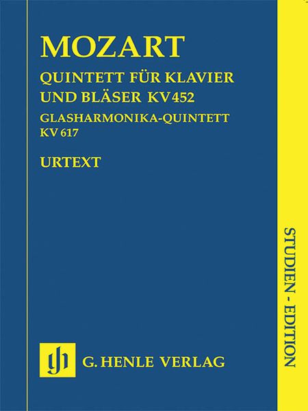 Quintett Für Klavier und Bläser, K. 452; Glasharmonika-Quintett, K. 617.