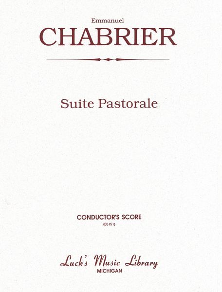 Suite Pastorale : For Orchestra.
