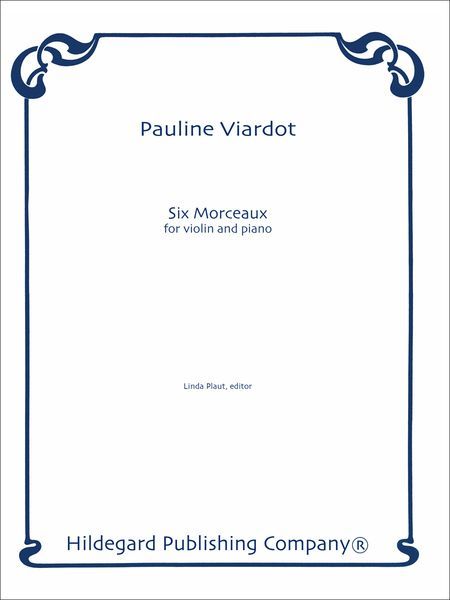 Six Morceaux : For Piano and Violin.