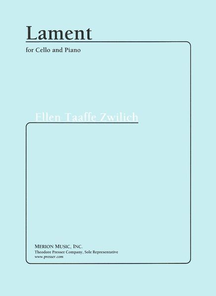 Lament : For Cello and Piano (2000).