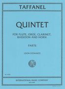 Quintet : For Flute, Oboe, Clarinet, Bassoon and Horn.