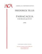 Passacaglia : For Brass Quintet (1950).