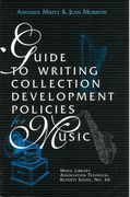 Guide To Writing Collection Development Policies For Music.