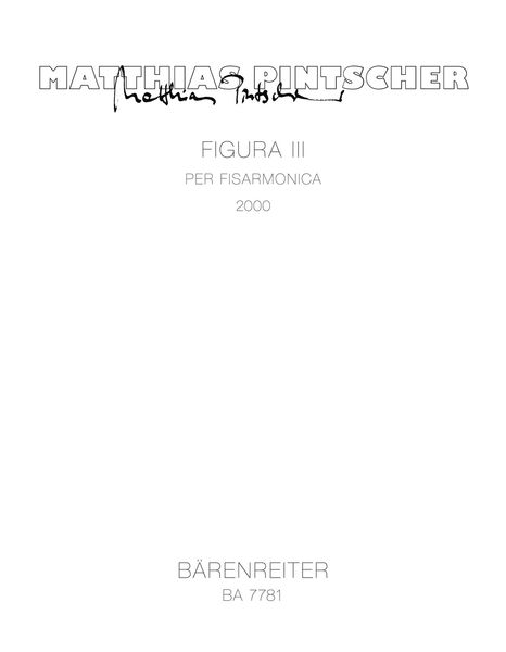 Figura III : Per Fisarmonica (2000).