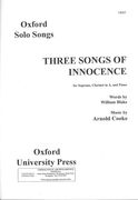 Three Songs Of Innocence : For Soprano, Clarinet In A and Piano.