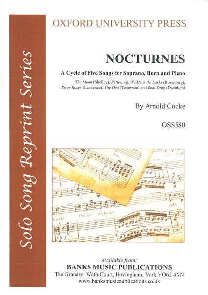 Nocturnes - A Cycle Of Five Songs : For Soprano, Horn and Piano.
