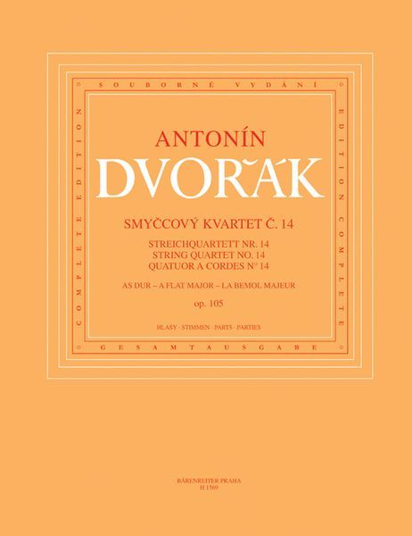 String Quartet No. 14 In Ab Major, Op. 105, B193.