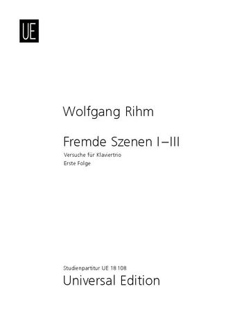 Fremde Szenen 1-3 : For Violin, Violoncello and Piano.