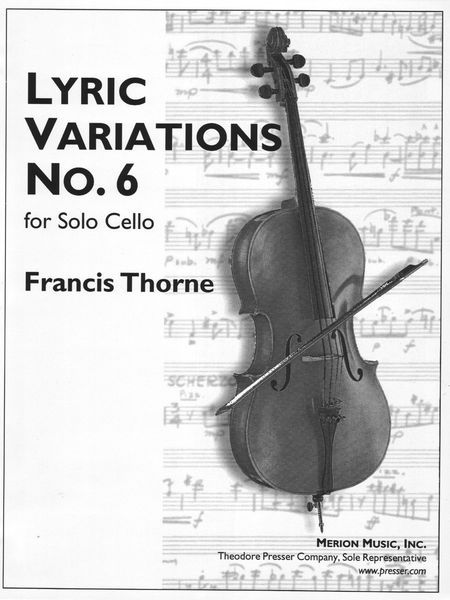 Lyric Variations, No. 6 : For Solo Cello (1981).
