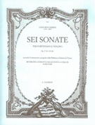 Sei Sonate, Op. V (G.25-30) : For Violin & Piano / Revised by Aldo Pais..