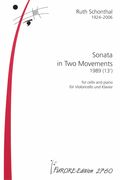 Sonata In Two Movements : For Cello and Piano (1989).