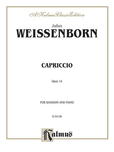 Capriccio, Op. 14 : For Bassoon and Piano.