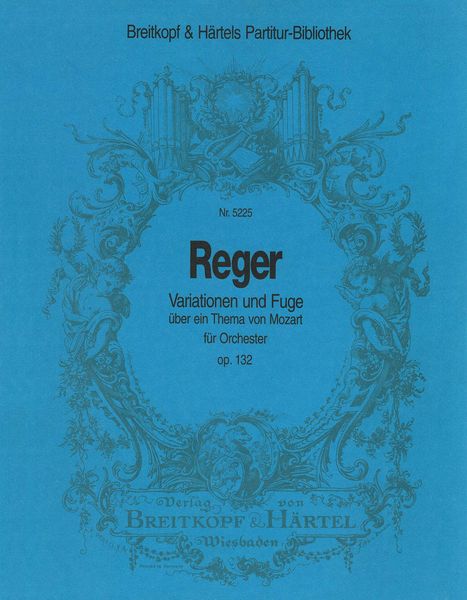 Variationen Und Fuge Über Ein Thema Von Mozart, Op. 132 : Für Orchester.